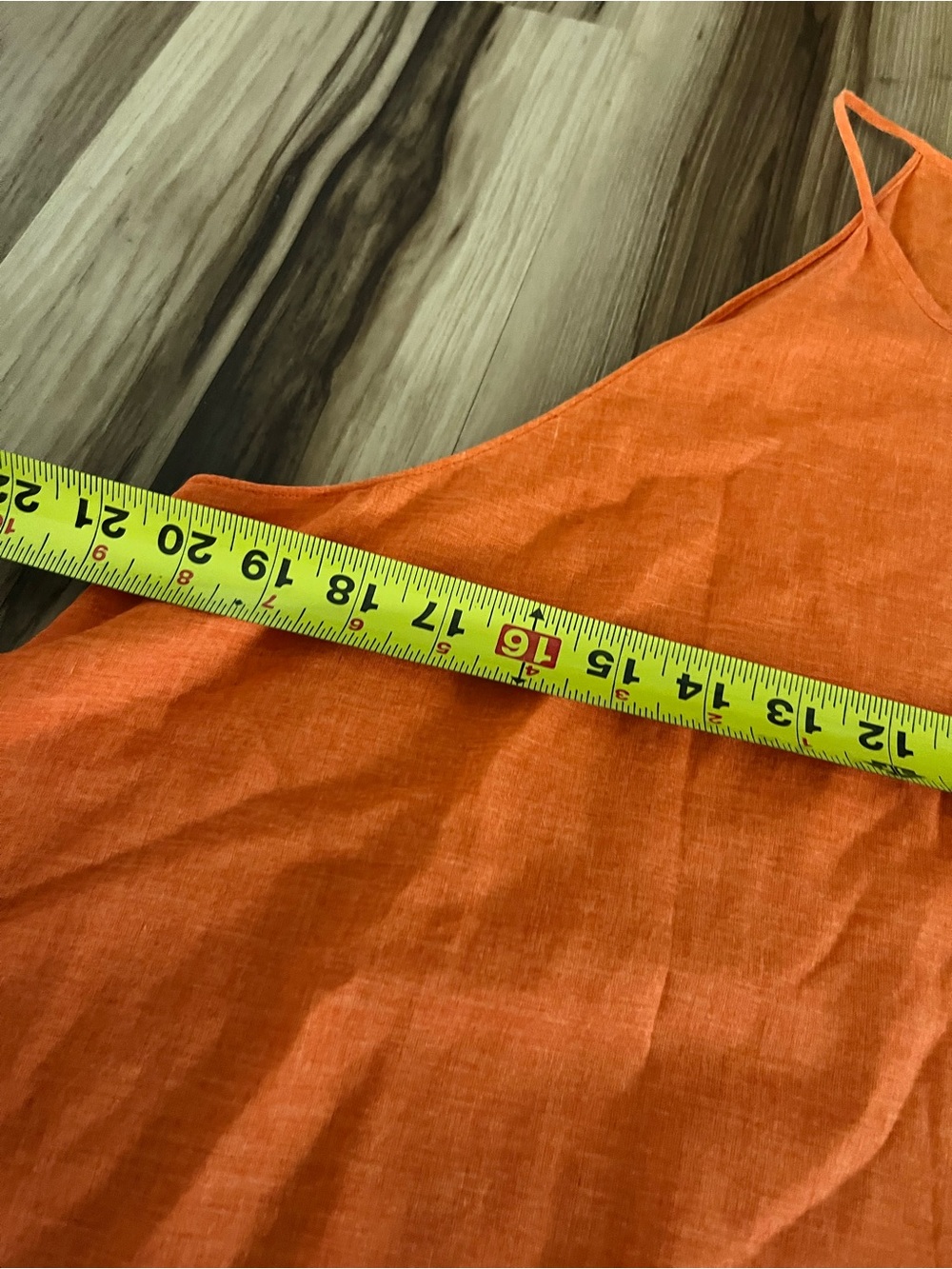 Tory Burch Tank Top Halter Lindsay Blouse Pom Pom Hem Orange Cotton Women 12 - Picture 6 of 7
